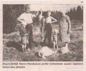 Bekymrade finska jordbrukare sommaren 1961.