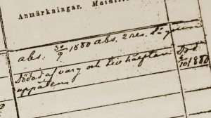 Ida Eufrosynentytär vargdödad 1880.
