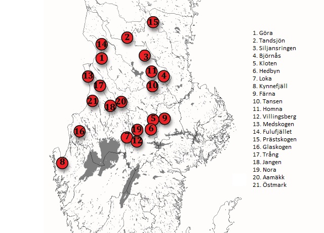 preliminära föryngringar 2012